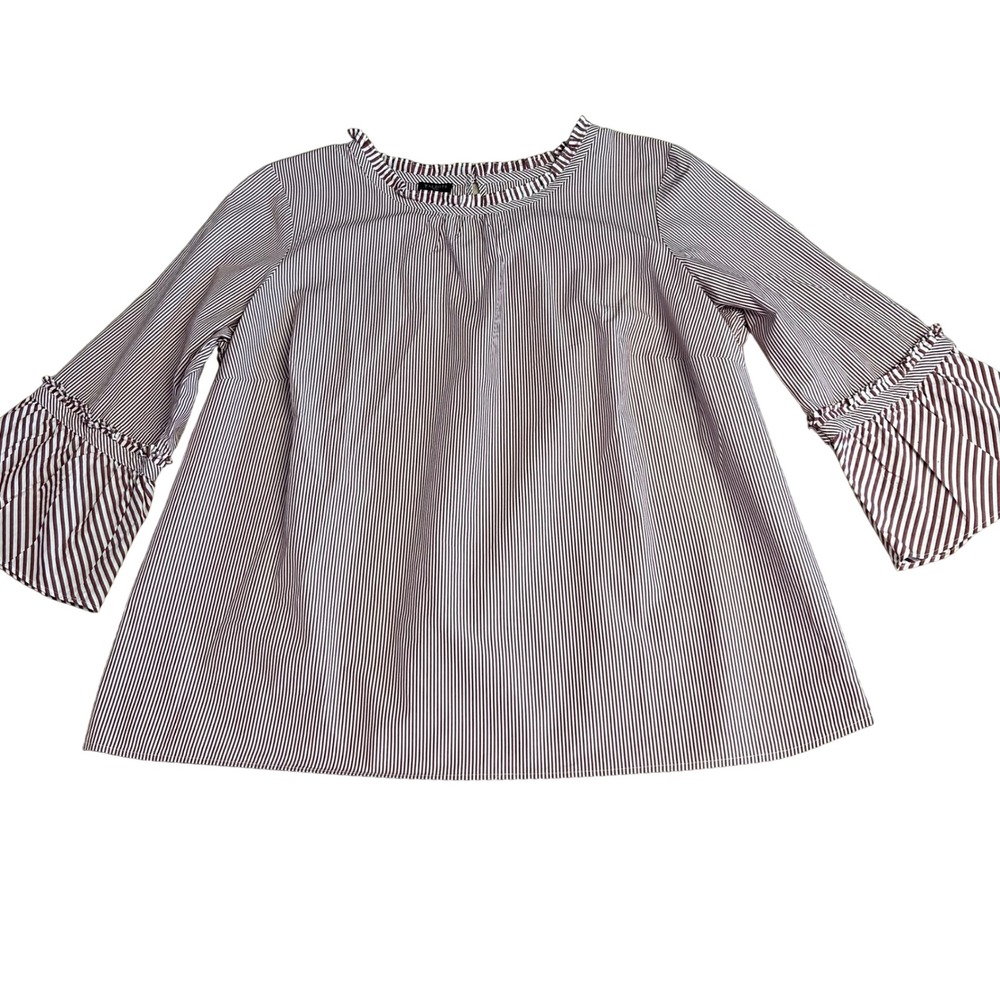 Cottage Rural Party Coquette Romantic Western Steampunk Talbots Woman 2X Blouse